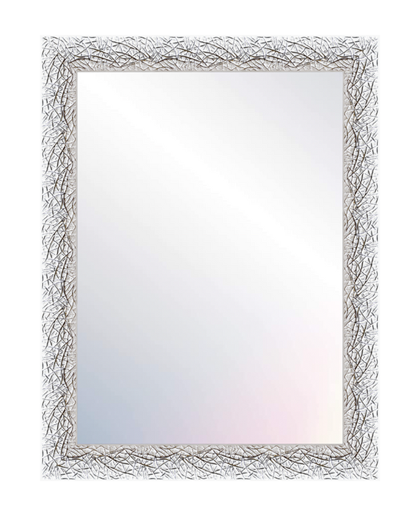 SILVER WHITE FULL BODY WALL MIRROR MOD-131