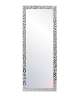 SILVER WHITE FULL BODY WALL MIRROR MOD-144