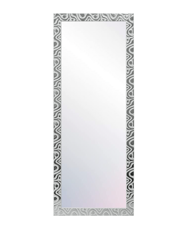 SILVER WHITE FULL BODY WALL MIRROR MOD-144