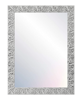 WALL MIRROR FULL BODY WHITE-SILVER MOD-148