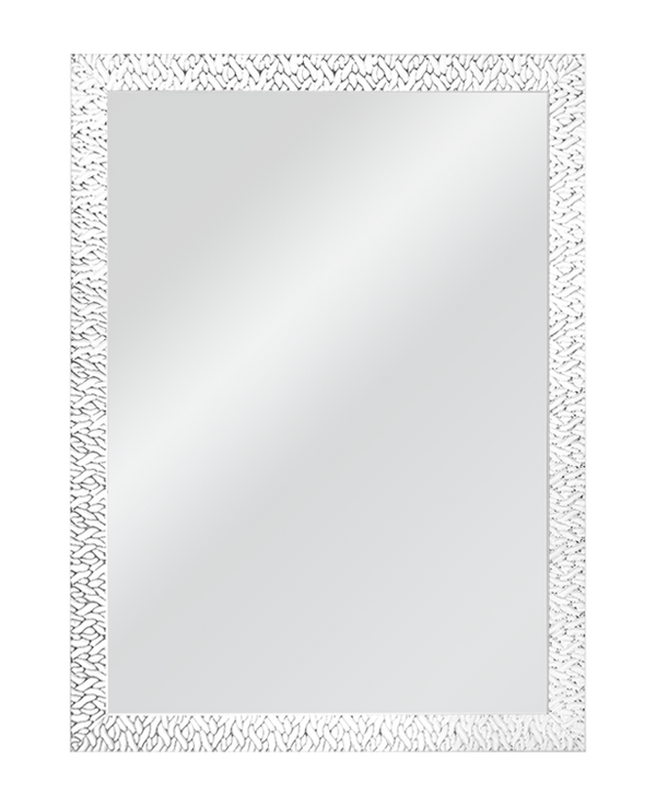 WALL MIRROR FULL BODY WHITE-SILVER MOD-156