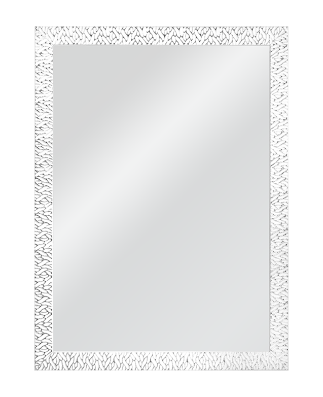 WALL MIRROR FULL BODY WHITE-SILVER MOD-156