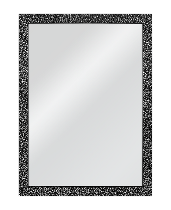 WALL MIRROR FULL BODY BLACK-SILVER MOD-156