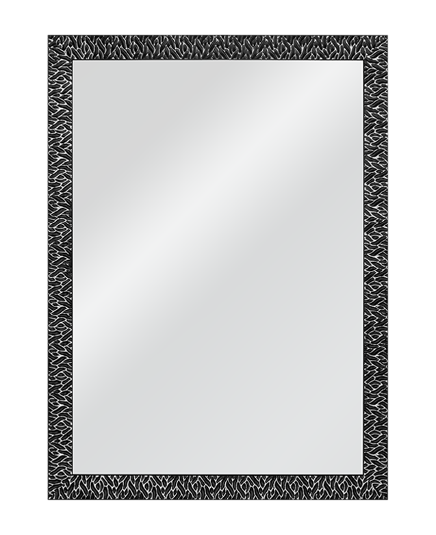 WALL MIRROR FULL BODY BLACK-SILVER MOD-156