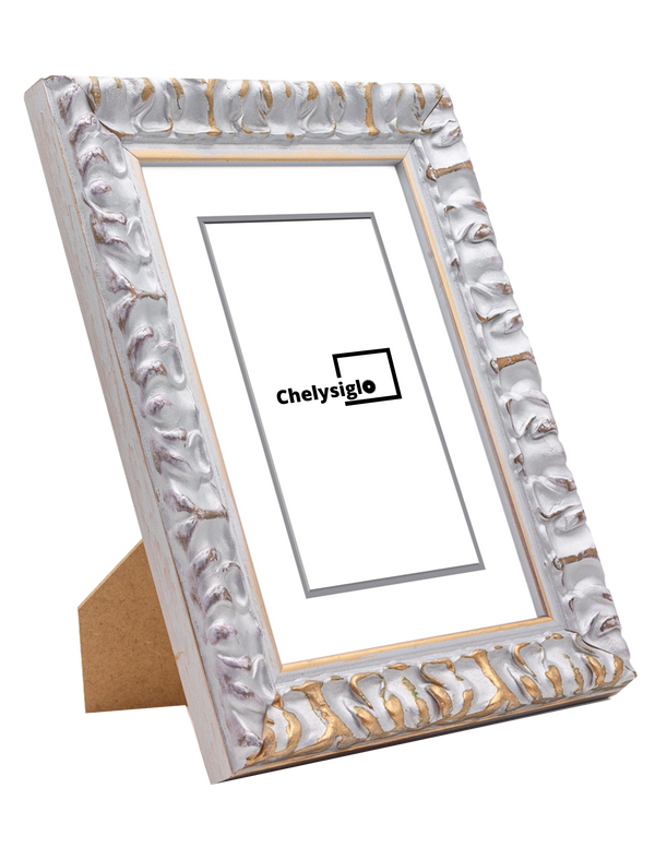 GOLDEN SILVER PHOTO FRAME MOD-217