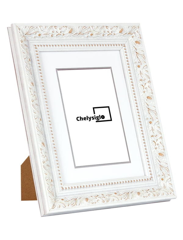 WHITE PHOTO FRAME MOD-232