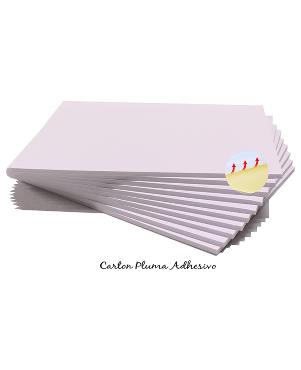 FOAMBOARD WITH WHITE ADHESIVE (Box of 10 and 12 units)