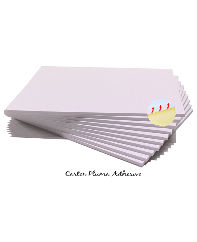 FOAMBOARD WITH WHITE ADHESIVE (Box of 10 and 12 units)